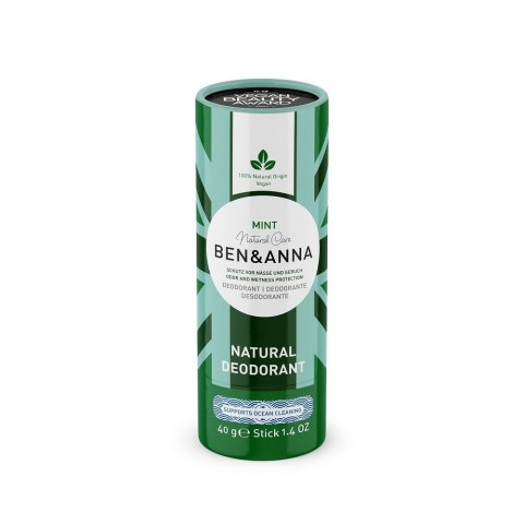 DEZODORANT W SZTYFCIE MINT ECO 40 g - BEN & ANNA DEZODORANT W SZTYFCIE MINT ECO 40 g - BEN & ANNA