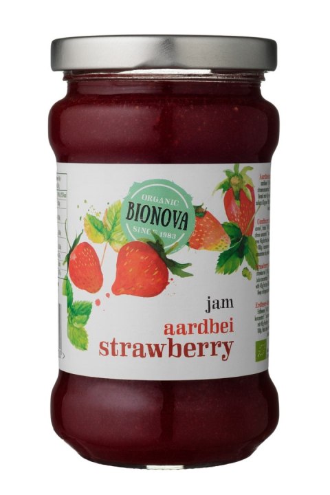DŻEM TRUSKAWKOWY BIO 340 g - BIONOVA DŻEM TRUSKAWKOWY BIO 340 g - BIONOVA