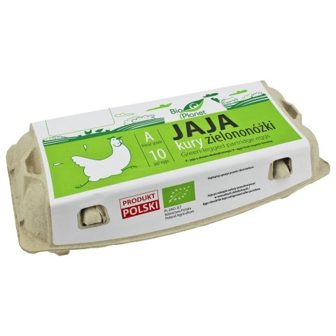 JAJA KURY ZIELONONÓŻKI M BIO (10 szt.) - BIO PLANET JAJA KURY ZIELONONÓŻKI M BIO (10 szt.) - BIO PLANET