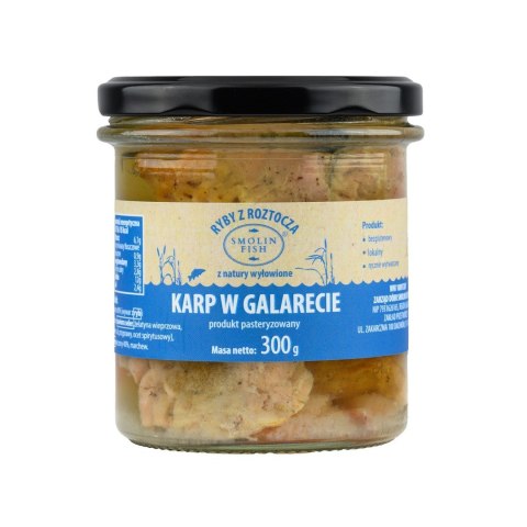 KARP W GALARECIE BEZGLUTENOWY 300 g - SMOLIN FISH KARP W GALARECIE BEZGLUTENOWY 300 g - SMOLIN FISH