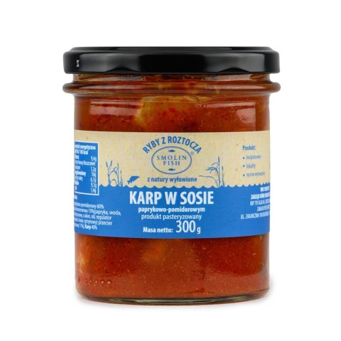 KARP W SOSIE PAPRYKOWO - POMIDOROWYM BEZGLUTENOWY 300 g - SMOLIN FISH KARP W SOSIE PAPRYKOWO - POMIDOROWYM BEZGLUTENOWY 300 g - SMOLIN FISH