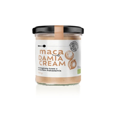 KREM Z ORZECHÓW MACADAMIA BEZ DODATKU CUKRÓW BIO 300 g - DIET-FOOD KREM Z ORZECHÓW MACADAMIA BEZ DODATKU CUKRÓW BIO 300 g - DIET-FOOD