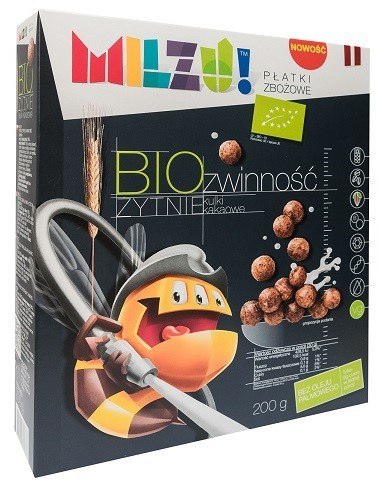 KULKI ŻYTNIO - OWSIANE KAKAOWE "ZWINNOŚĆ" BIO 200 g - MILZU KULKI ŻYTNIO - OWSIANE KAKAOWE "ZWINNOŚĆ" BIO 200 g - MILZU