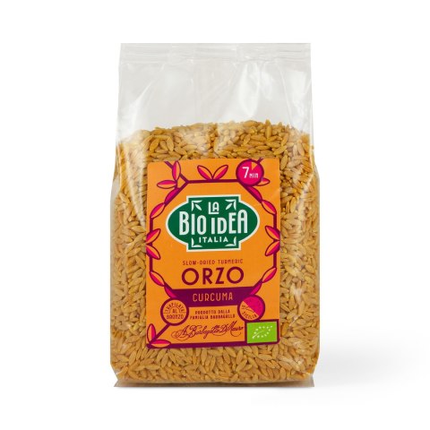 MAKARON ORZO Z KURKUMĄ I CZARNYM PIEPRZEM BIO 400 g - LA BIO IDEA MAKARON ORZO Z KURKUMĄ I CZARNYM PIEPRZEM BIO 400 g - LA BIO IDEA