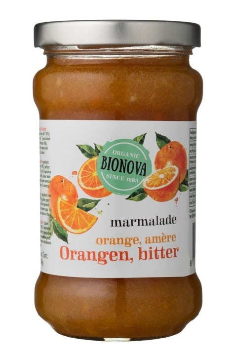 MARMOLADA Z POMARAŃCZY GORZKIEJ BIO 340 g - BIONOVA MARMOLADA Z POMARAŃCZY GORZKIEJ BIO 340 g - BIONOVA