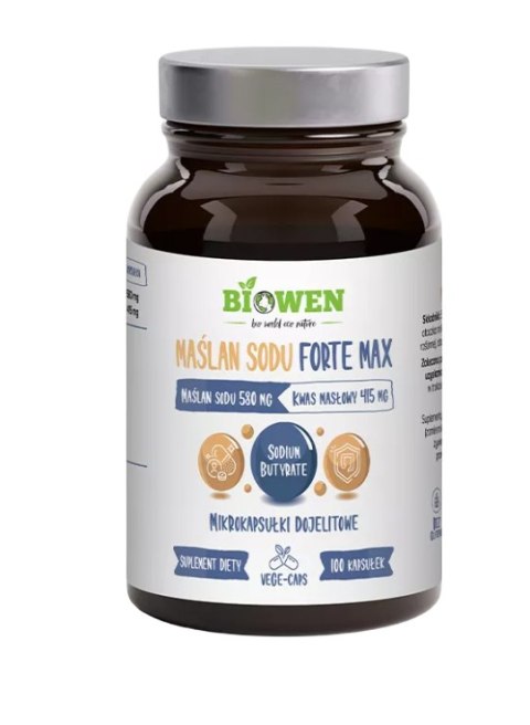 MAŚLAN SODU FORTE MAX BEZGLUTENOWY 100 KAPSUŁEK - HEMPKING (BIOWEN) MAŚLAN SODU FORTE MAX BEZGLUTENOWY 100 KAPSUŁEK - HEMPKING (BIOWEN)