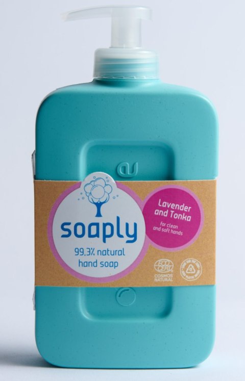 MYDŁO W PŁYNIE DO RĄK LAWENDA I FASOLA TONKA ECO 300 ml - SOAPLY MYDŁO W PŁYNIE DO RĄK LAWENDA I FASOLA TONKA ECO 300 ml - SOAPLY