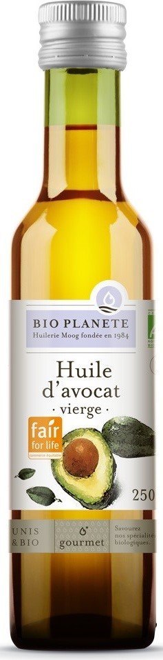 OLEJ Z MIĄŻSZU AWOKADO TŁOCZONY NA ZIMNO BIO 250 ml - BIO PLANETE OLEJ Z MIĄŻSZU AWOKADO TŁOCZONY NA ZIMNO BIO 250 ml - BIO PLANETE