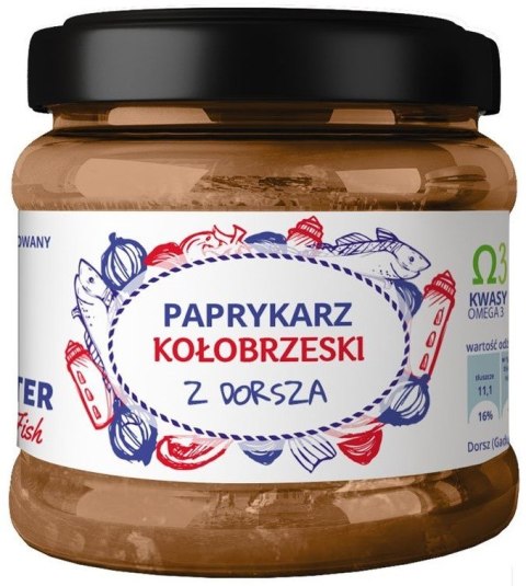 PAPRYKARZ KOŁOBRZESKI Z DORSZA 155 g - KUTER FISH PAPRYKARZ KOŁOBRZESKI Z DORSZA 155 g - KUTER FISH
