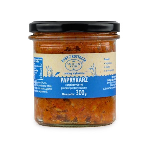 PAPRYKARZ Z RYB WĘDZONYCH BEZGLUTENOWY 300 g - SMOLIN FISH PAPRYKARZ Z RYB WĘDZONYCH BEZGLUTENOWY 300 g - SMOLIN FISH