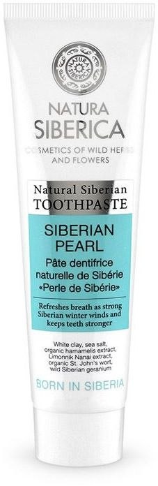 PASTA DO ZĘBÓW SYBERYJSKA PERŁA BEZ FLUORU ECO 100 g - NATURA SIBERICA PASTA DO ZĘBÓW SYBERYJSKA PERŁA BEZ FLUORU ECO 100 g - NATURA SIBERICA
