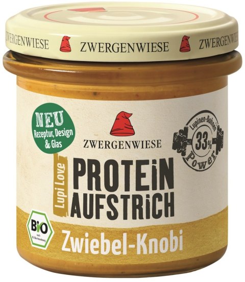 PASTA PROTEINOWA Z CEBULĄ I CZOSNKIEM BEZGLUTENOWA BIO 135 g - ZWERGENWIESE PASTA PROTEINOWA Z CEBULĄ I CZOSNKIEM BEZGLUTENOWA BIO 135 g - ZWERGENWIESE