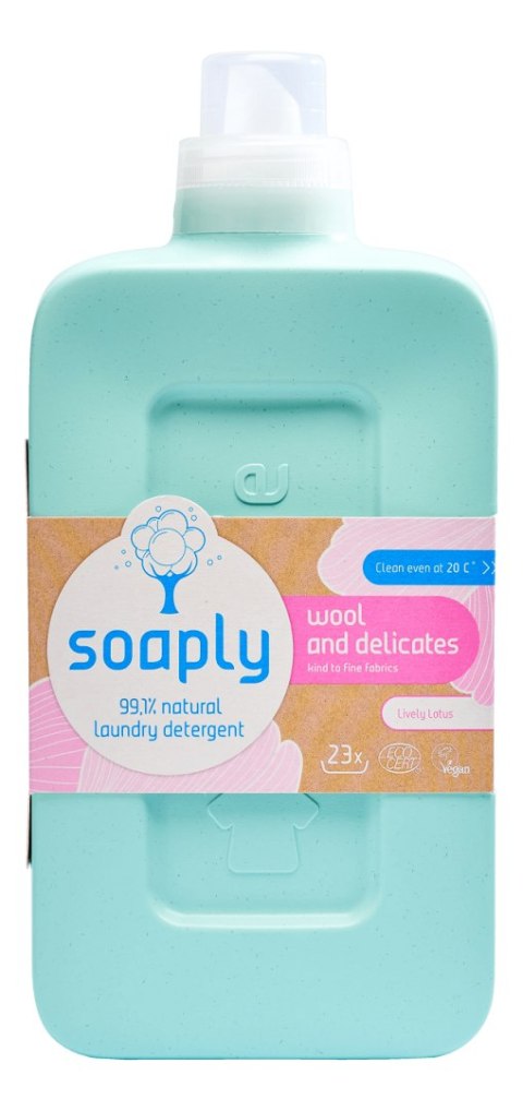 PŁYN DO PRANIA WEŁNIANYCH I JEDWABNYCH TKANIN LOTOS ECO 1 L (23 PRANIA) - SOAPLY PŁYN DO PRANIA WEŁNIANYCH I JEDWABNYCH TKANIN LOTOS ECO 1 L (23 PRANIA) - SOAPLY