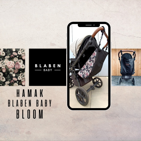 Hamak do wózka dziecięcego z pasami bezpieczeństwa Bloom Hamak do wózka dziecięcego z pasami bezpieczeństwa Bloom
