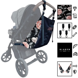 Blaben Baby Hamak do wózka dziecięcego Rose