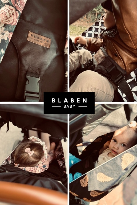 Hamak do wózka dziecięcego z pasami bezpieczeństwa Rose