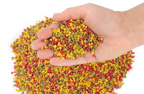 Granulki mix Happet trójkolorowe 10l Granulki mix Happet trójkolorowe 10l