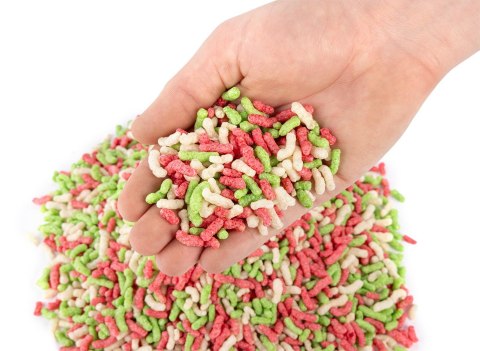 Pałeczki mix Happet trójkolorowe 10l Pałeczki mix Happet trójkolorowe 10l