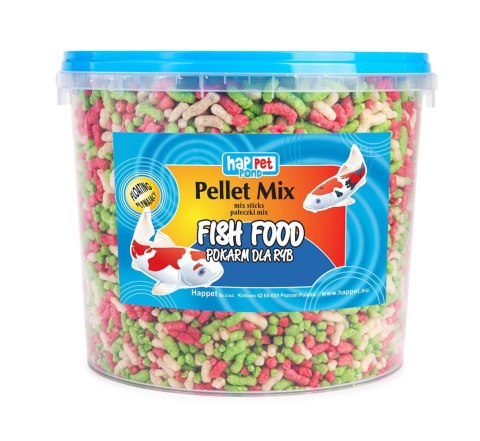 Pałeczki mix Happet trójkolorowe 10l Pałeczki mix Happet trójkolorowe 10l
